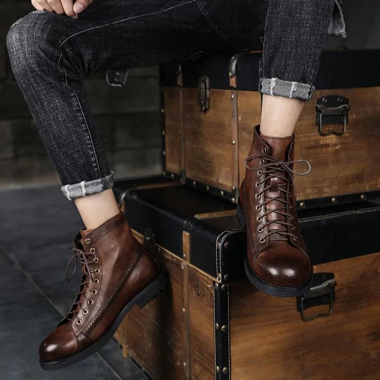 Grayson™ - Orthopädische Winterstiefel aus veganem Leder