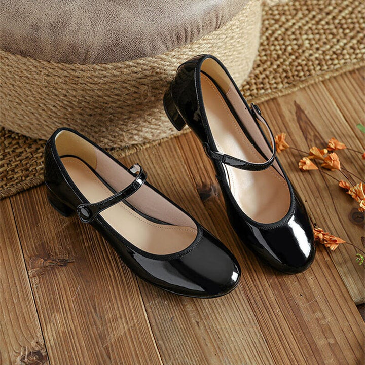 Livy | Zapatos Mary Jane de Cuero