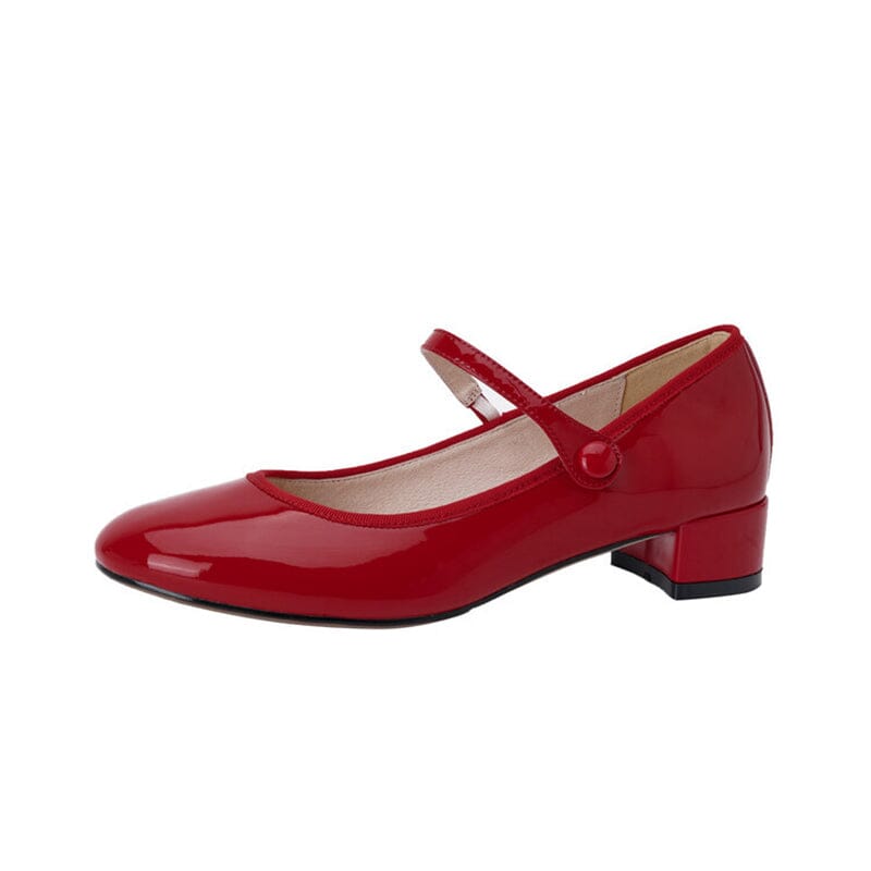Livy | Zapatos Mary Jane de Cuero