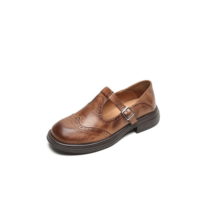 Mattea | Mary Janes Elegantes de Couro