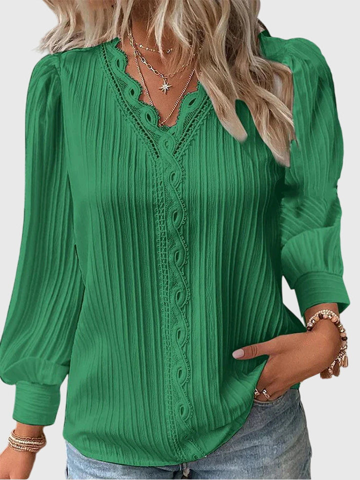 Andrea™ | Eleganter Pullover-Bluse