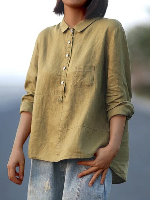 Elvie Leinenbluse