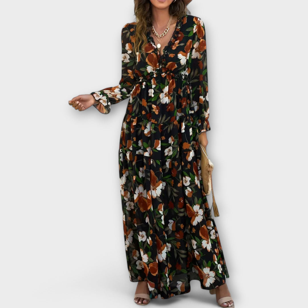 Helen | Robe Longue Bohème Chic