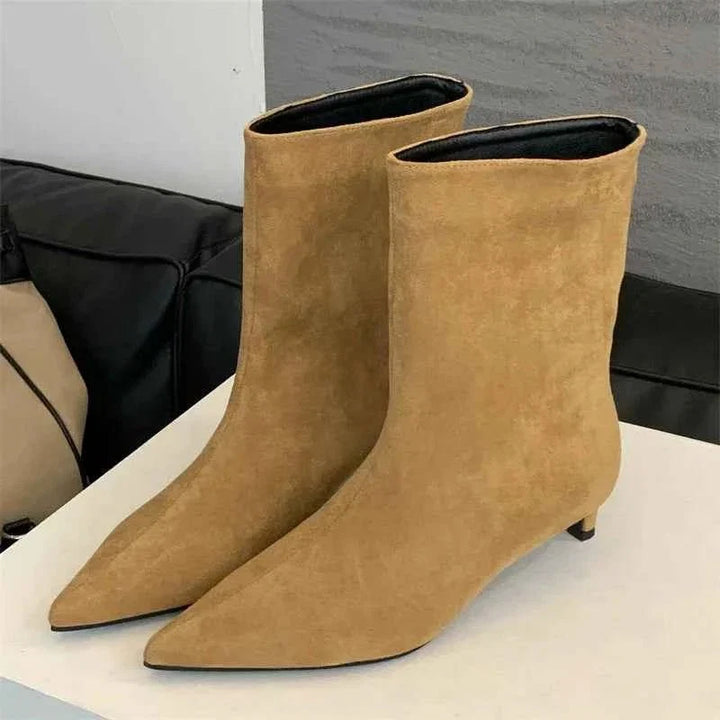 Rosalie | Elegante Damenstiefeletten mit schmalem Absatz und knöchelhohem Design