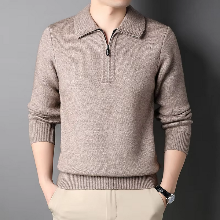 Isaac™ - Suéter suave y cálido con cremallera hasta el pecho