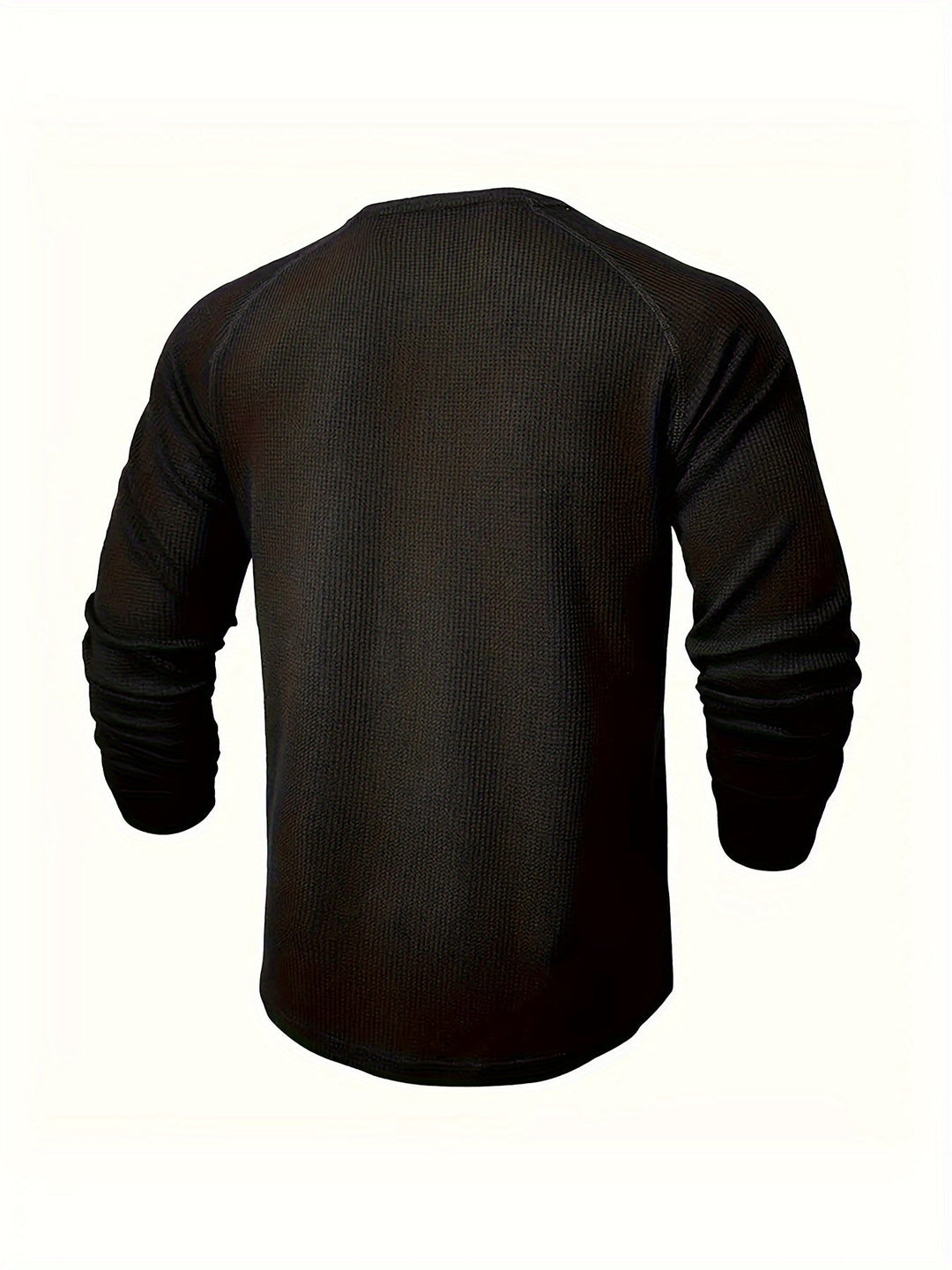Callum | Polished Long Sleeve Henley Shirt with Button Placket and Tailored Fit