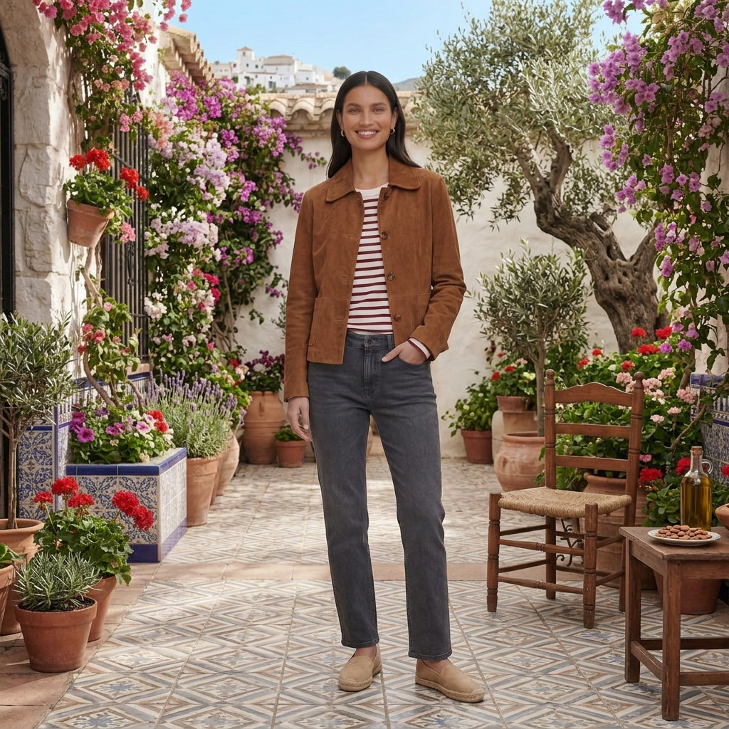 Tabitha | Elegante Wildlederjacke für Damen mit leichtem Design und weicher Oberfläche