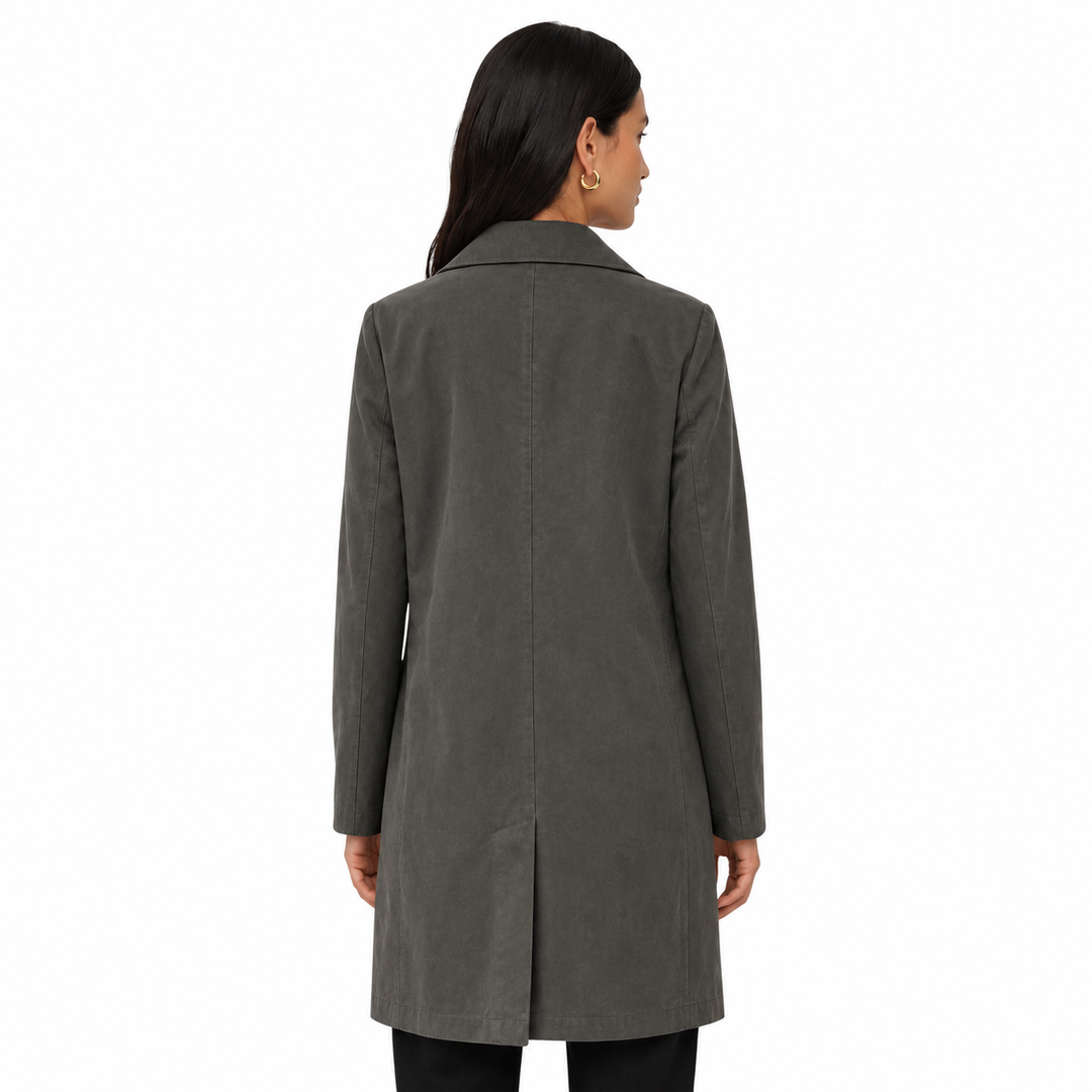 Cordelia | Eleganter Midi-Trenchcoat für Damen mit schmeichelhafter Silhouette und modernem Schnitt