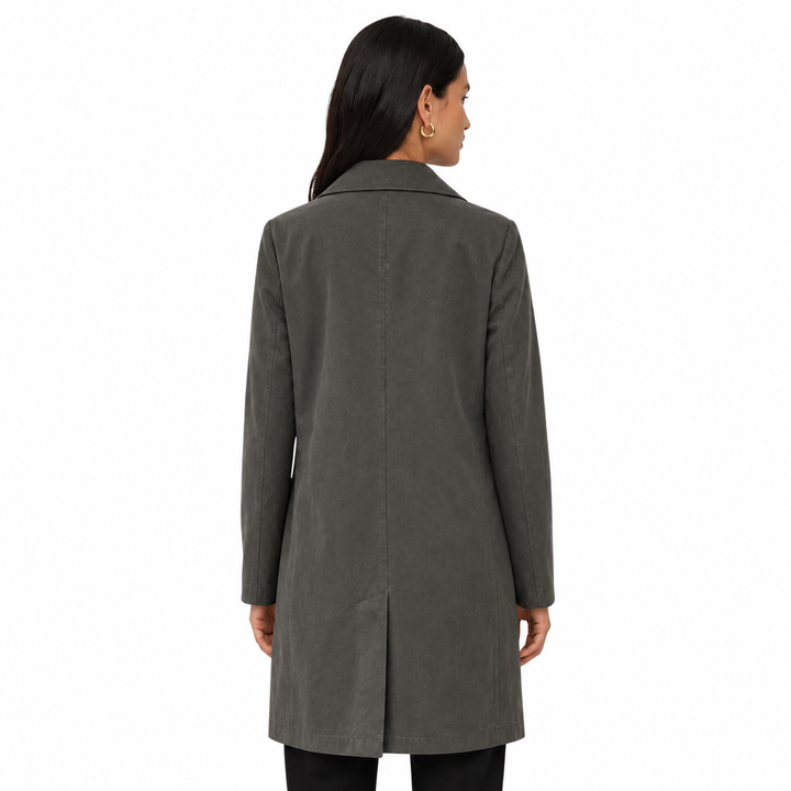 Cordelia | Eleganter Midi-Trenchcoat für Damen mit schmeichelhafter Silhouette und modernem Schnitt