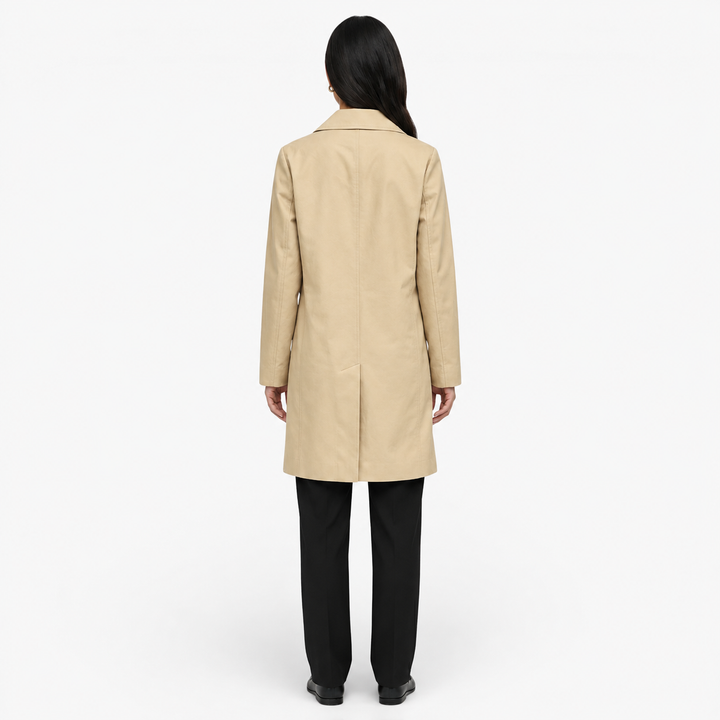 Cordelia | Eleganter Midi-Trenchcoat für Damen mit schmeichelhafter Silhouette und modernem Schnitt