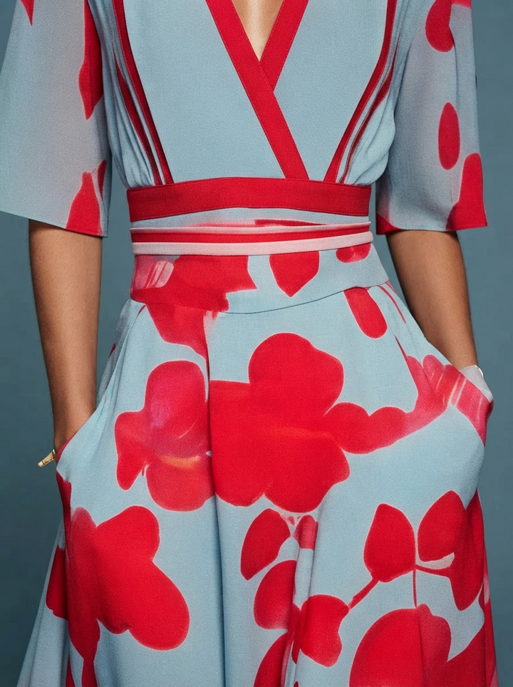 Laure | Vestido Floral Elegante