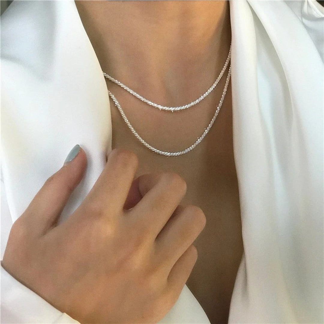 Collier étoilé en argent