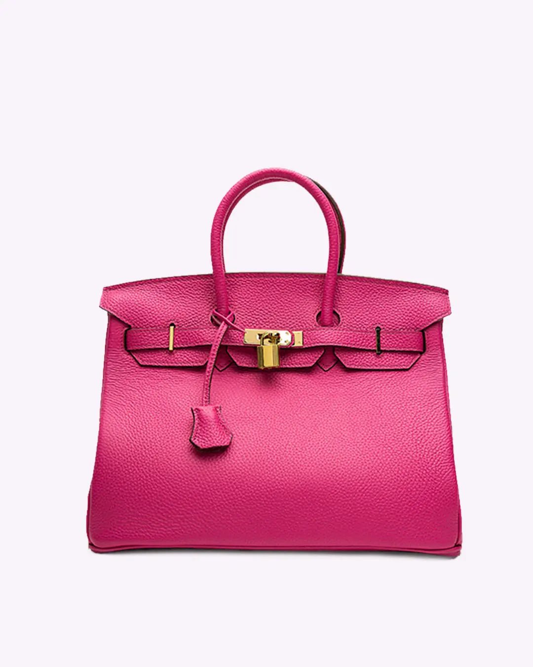 Victoria | Bolsa de mão clássica de couro com vários bolsos e fechamento seguro