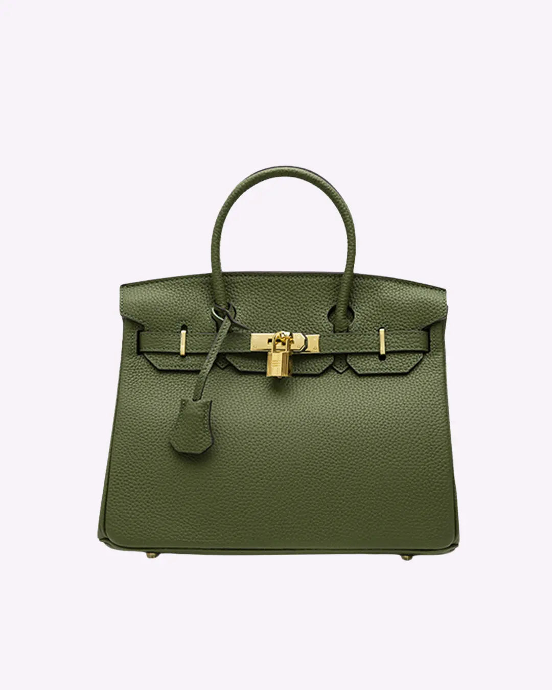 Victoria | Bolsa de mão clássica de couro com vários bolsos e fechamento seguro