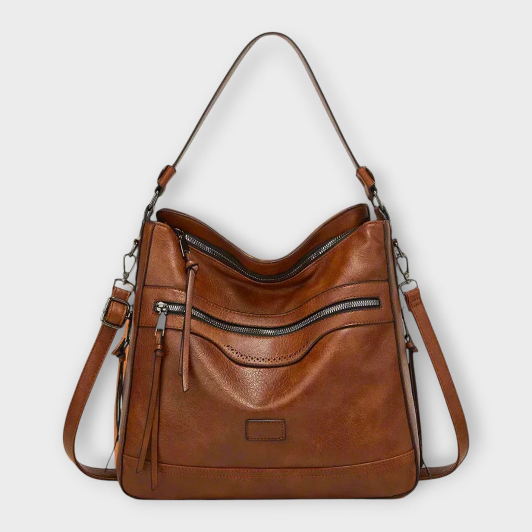 Olivia | Klassische Retro-Schultertasche