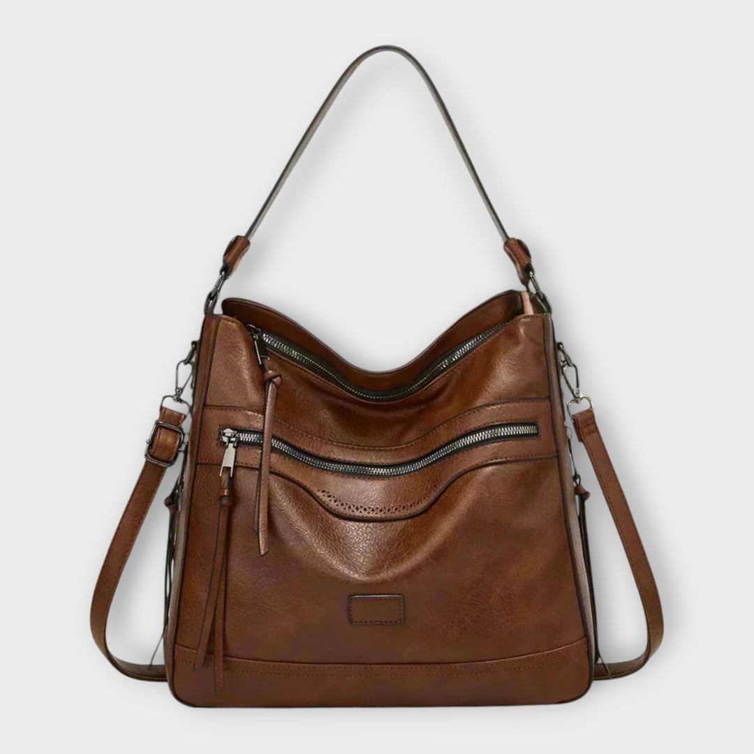 Olivia | Klassische Retro-Schultertasche