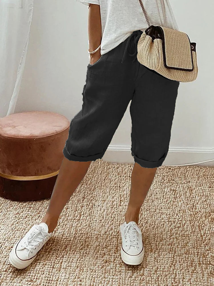 LUI™ – LETTE bomulds-linned shorts