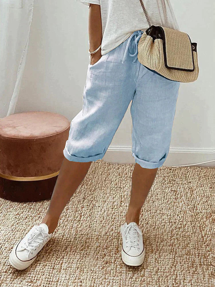 LUI™ – LETTE bomulds-linned shorts