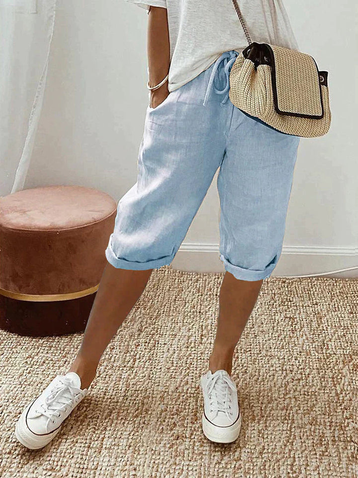 LUI™ – LETTE bomulds-linned shorts