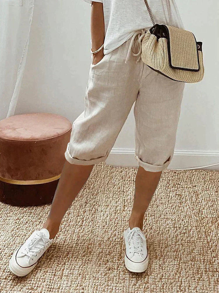 LUI™ – LETTE bomulds-linned shorts