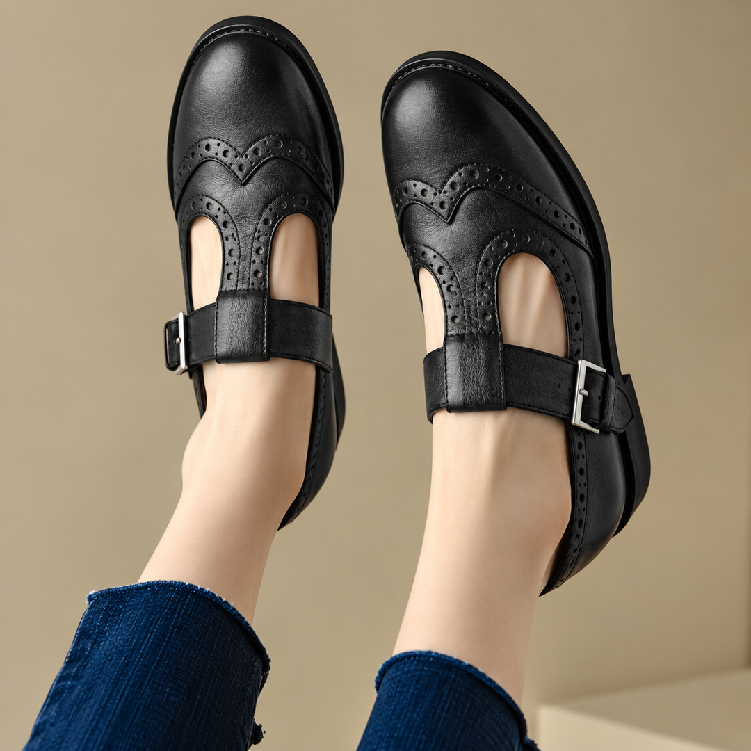 Mady ™| Elegante T-Riemchen Mary Janes
