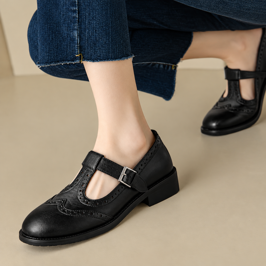 Mady ™| Elegante T-Riemchen Mary Janes