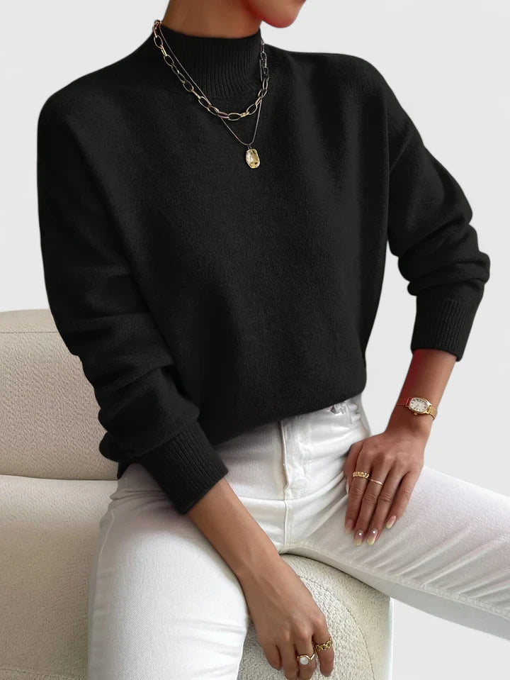 Marchelina | Suéter Elegante de Cuello Alto