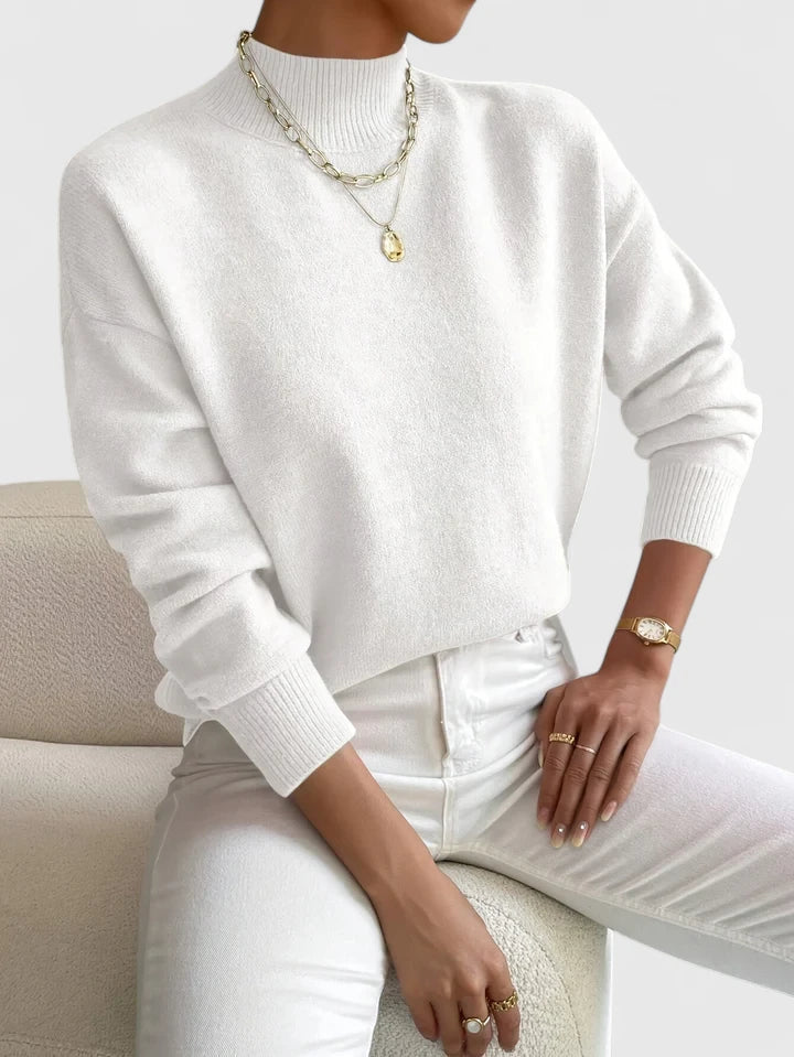 Marchelina | Suéter Elegante de Cuello Alto