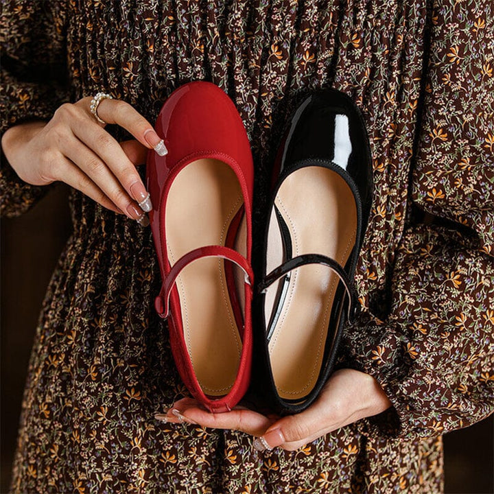 Livy | Zapatos Mary Jane de Cuero