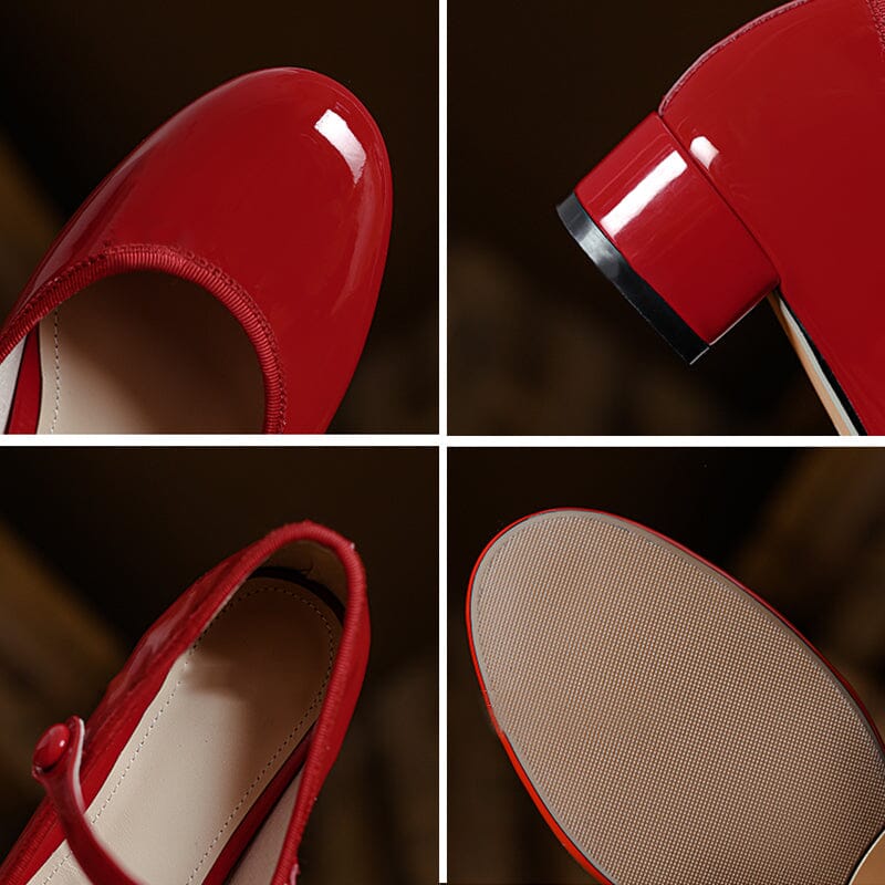 Livy | Zapatos Mary Jane de Cuero