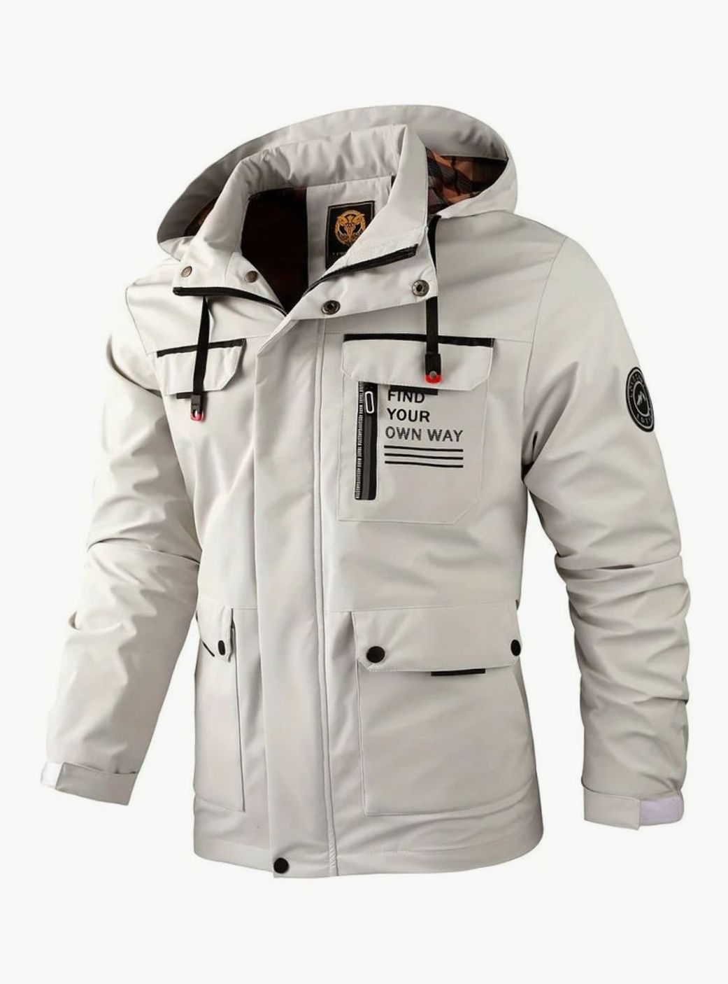 Reid | Dependable Men’s Waterproof Insulated Jacket with Adjustable Hood