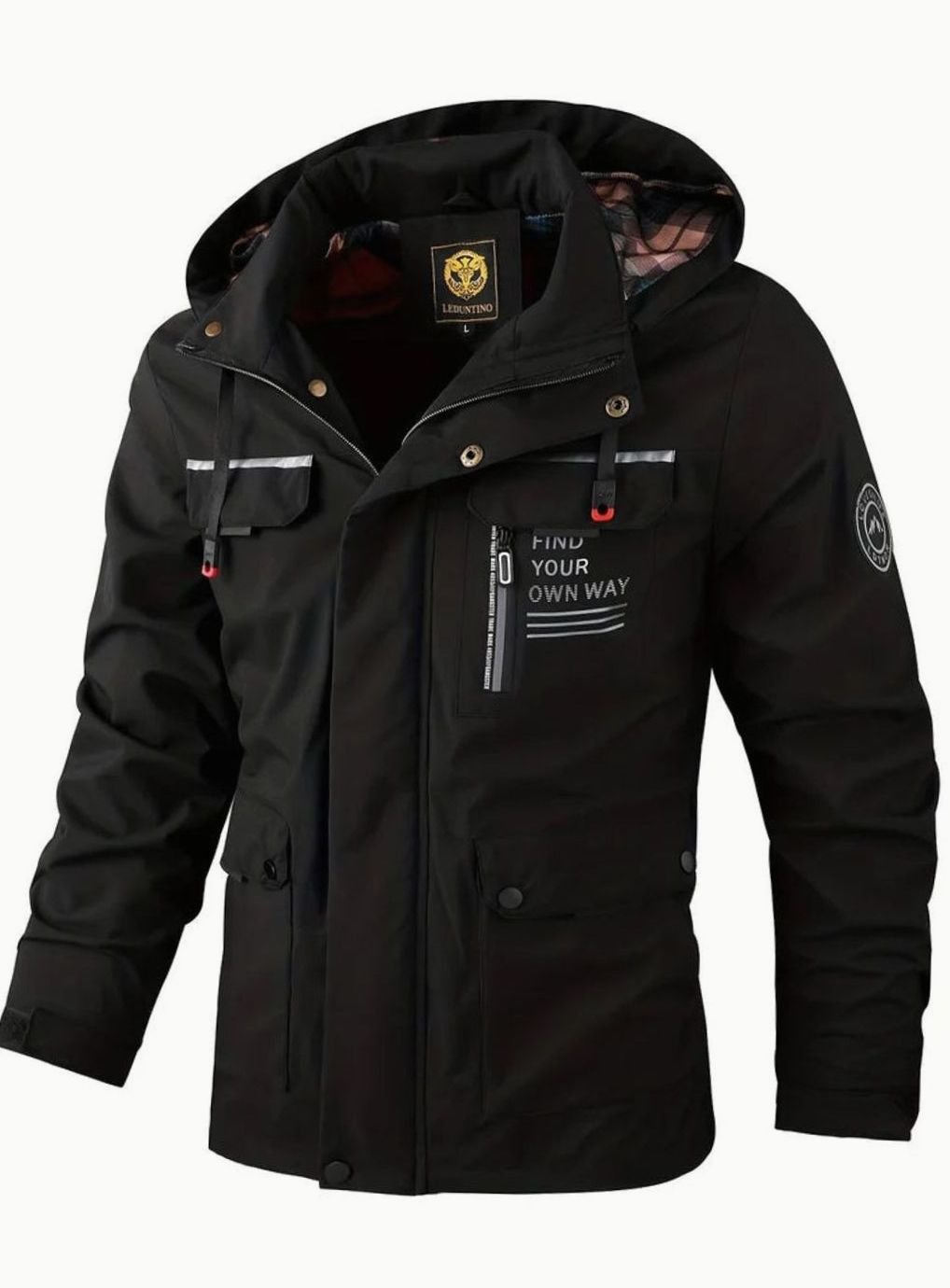 Reid | Dependable Men’s Waterproof Insulated Jacket with Adjustable Hood