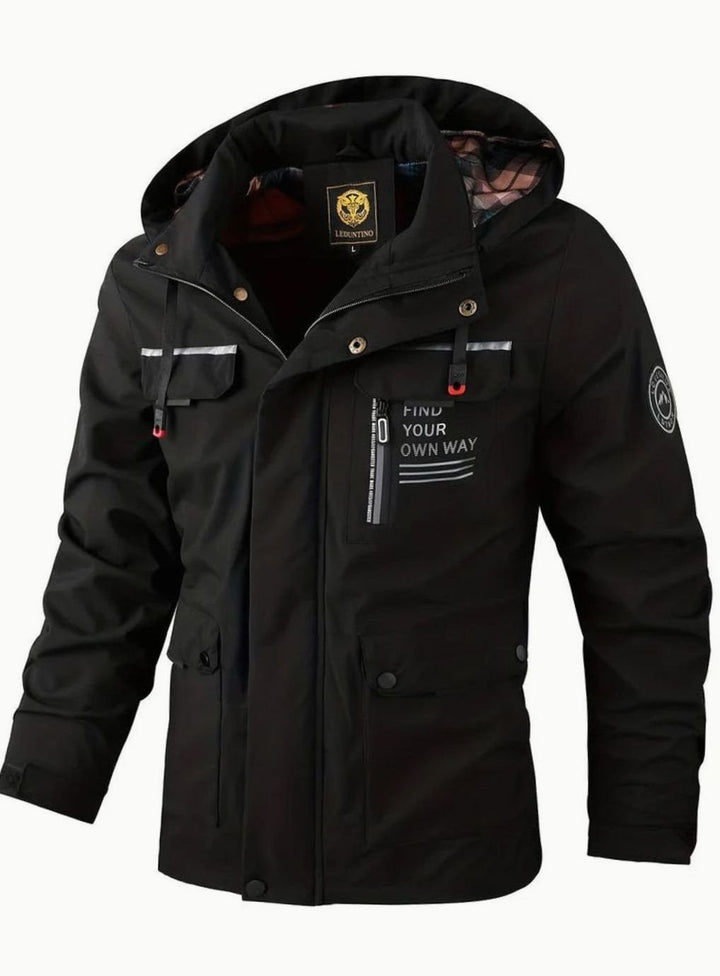 Reid | Dependable Men’s Waterproof Insulated Jacket with Adjustable Hood