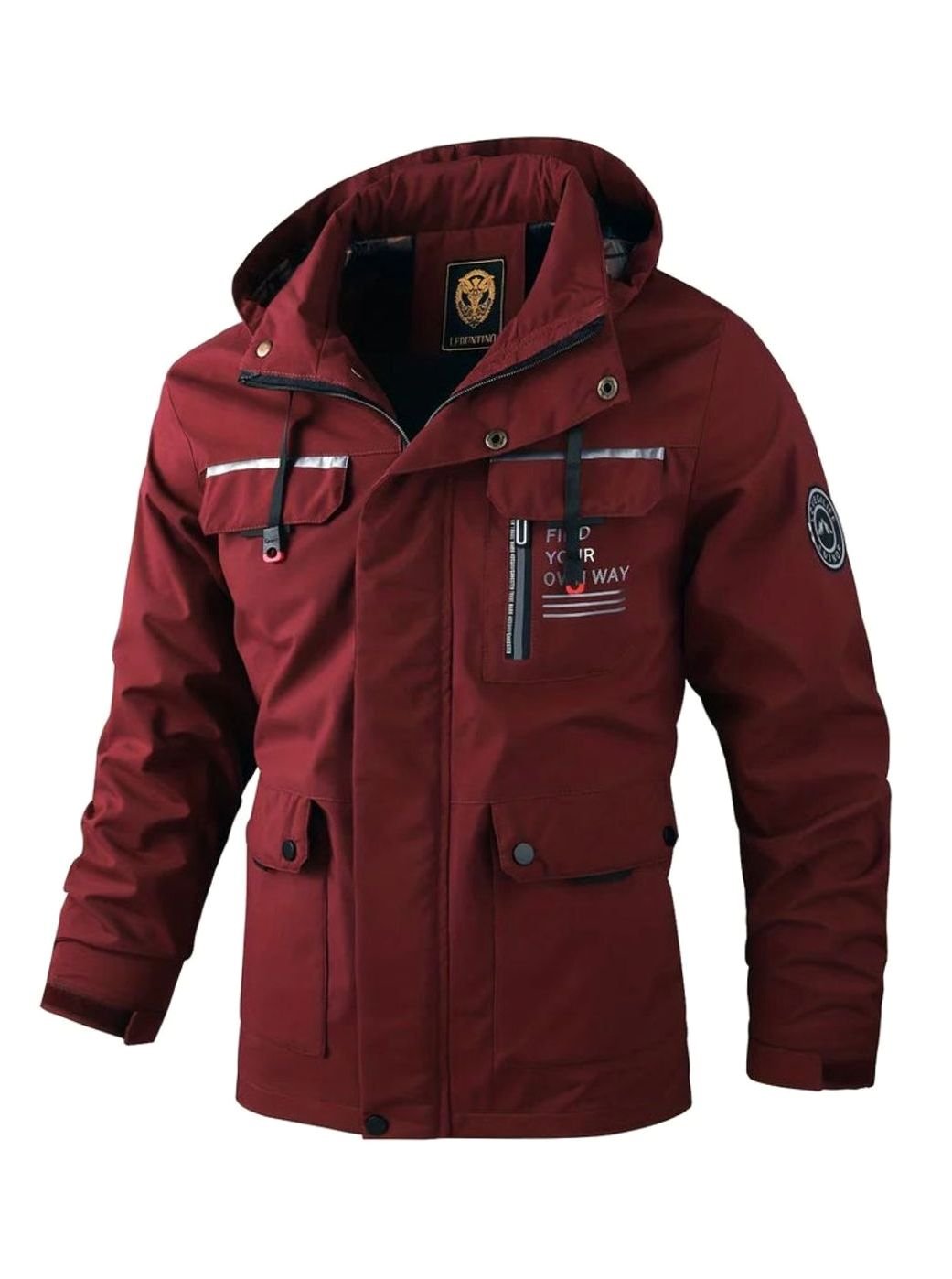 Reid | Dependable Men’s Waterproof Insulated Jacket with Adjustable Hood