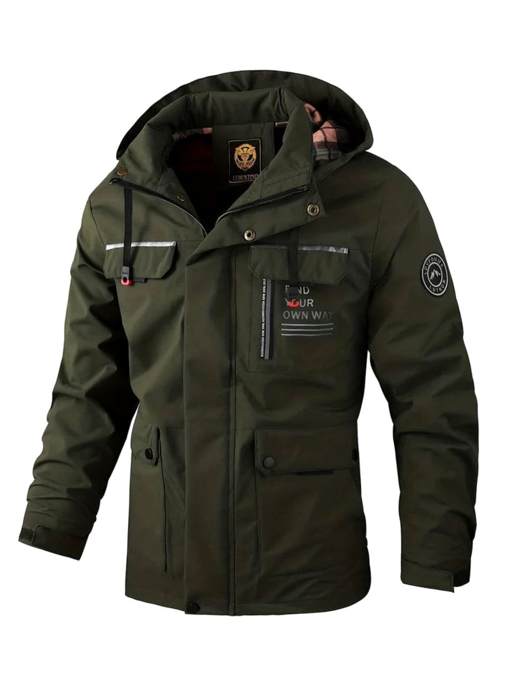 Reid | Dependable Men’s Waterproof Insulated Jacket with Adjustable Hood