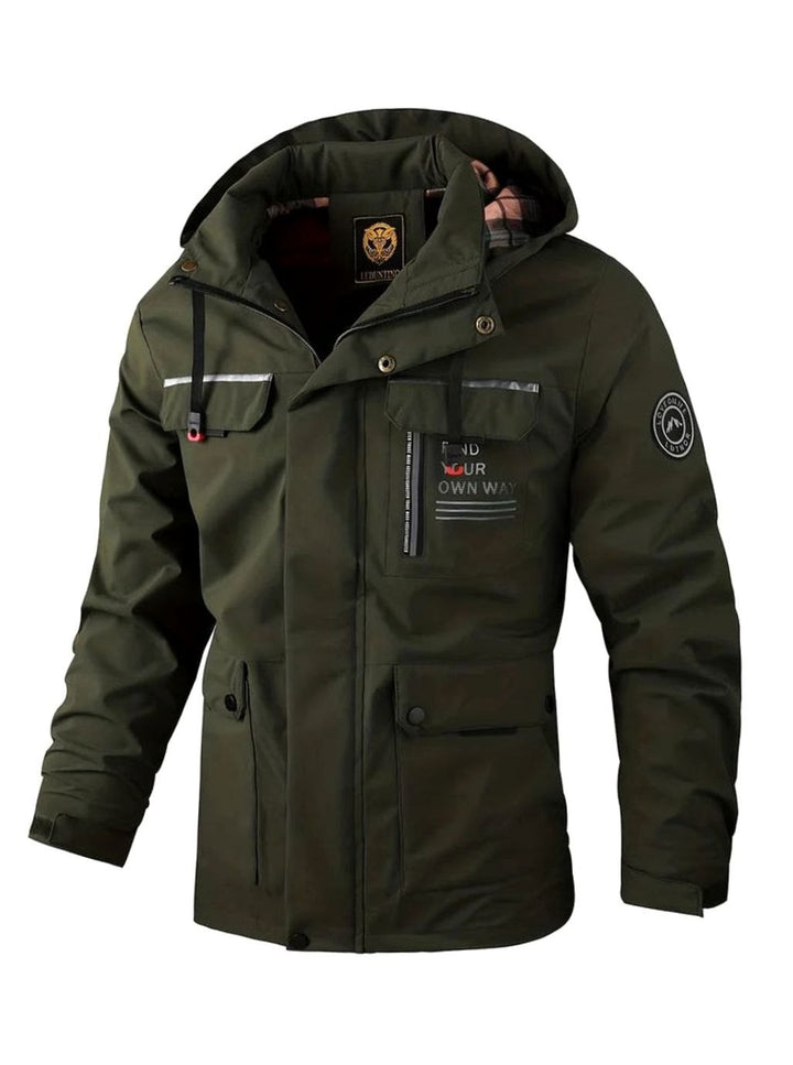 Reid | Dependable Men’s Waterproof Insulated Jacket with Adjustable Hood