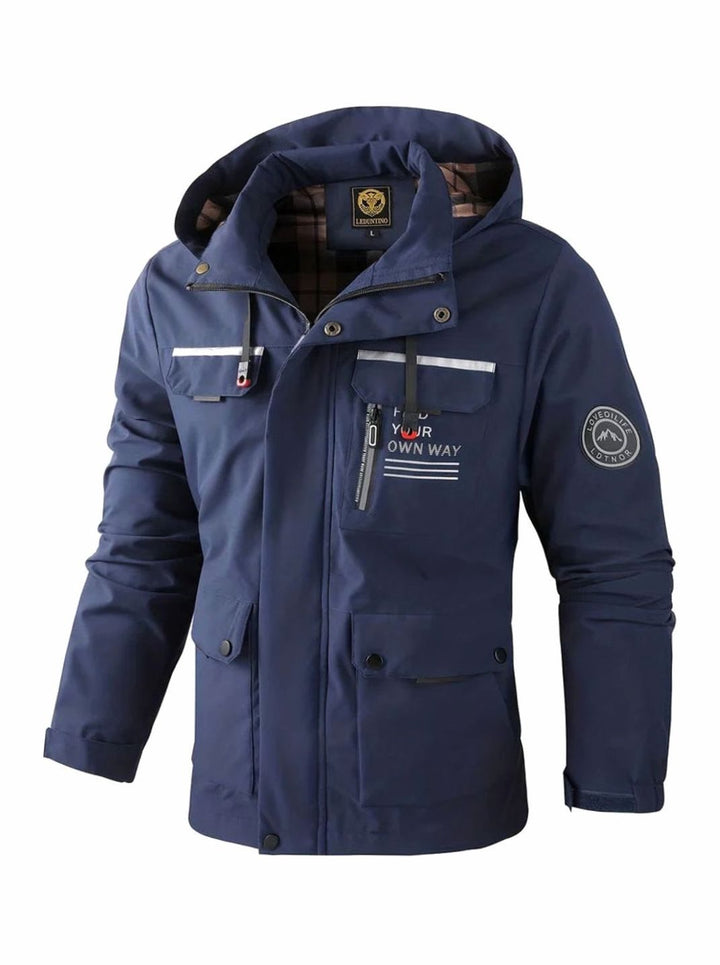 Reid | Dependable Men’s Waterproof Insulated Jacket with Adjustable Hood