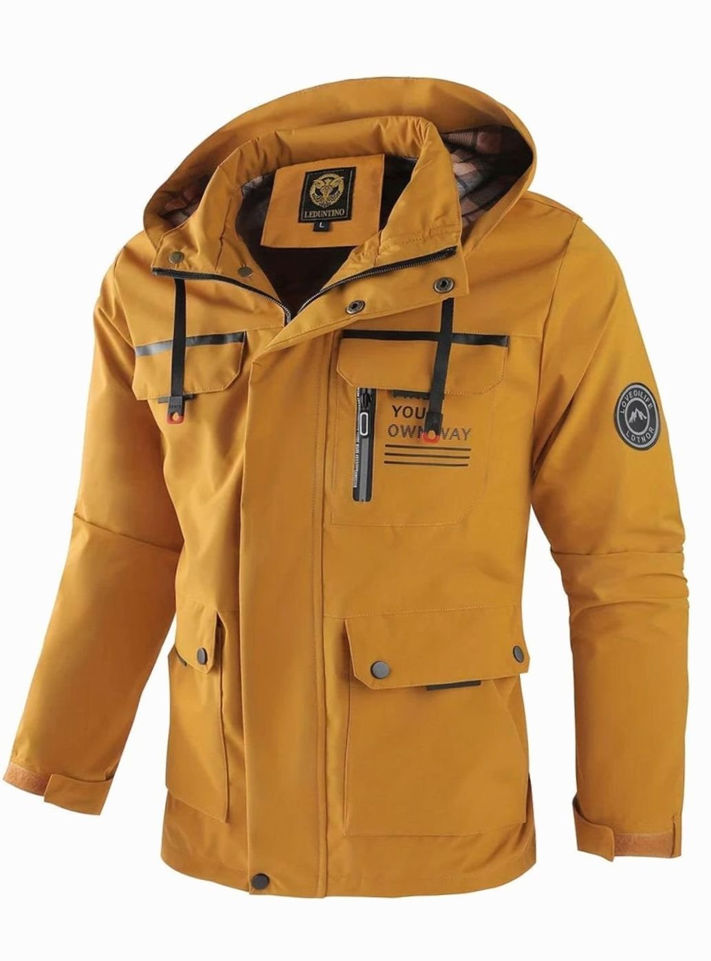 Reid | Dependable Men’s Waterproof Insulated Jacket with Adjustable Hood