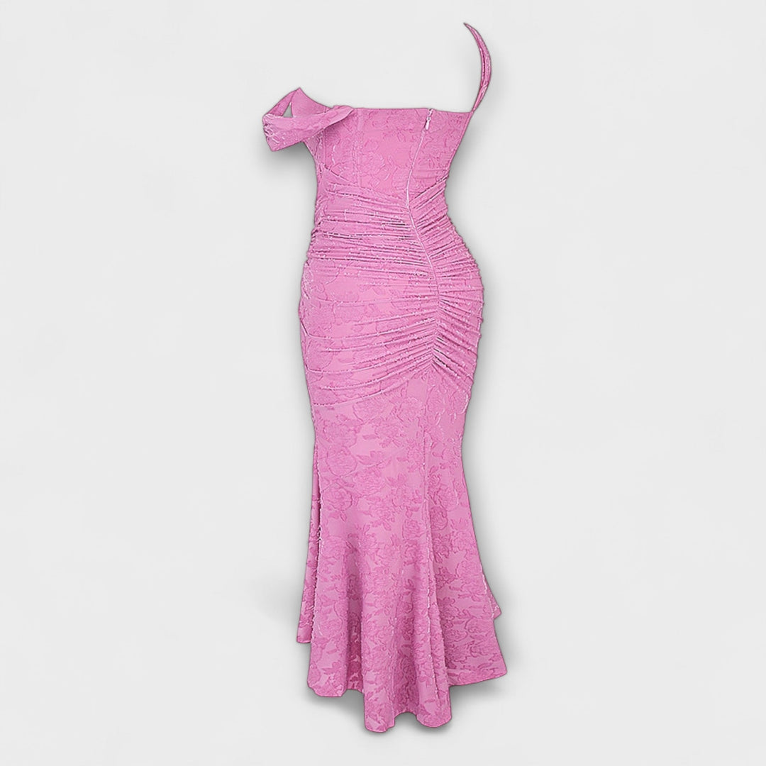 Renske - Vestido Longo com Corpete Elegante e Refinado