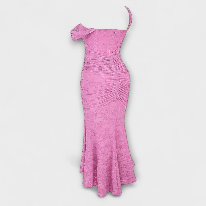 Renske - Vestido Longo com Corpete Elegante e Refinado
