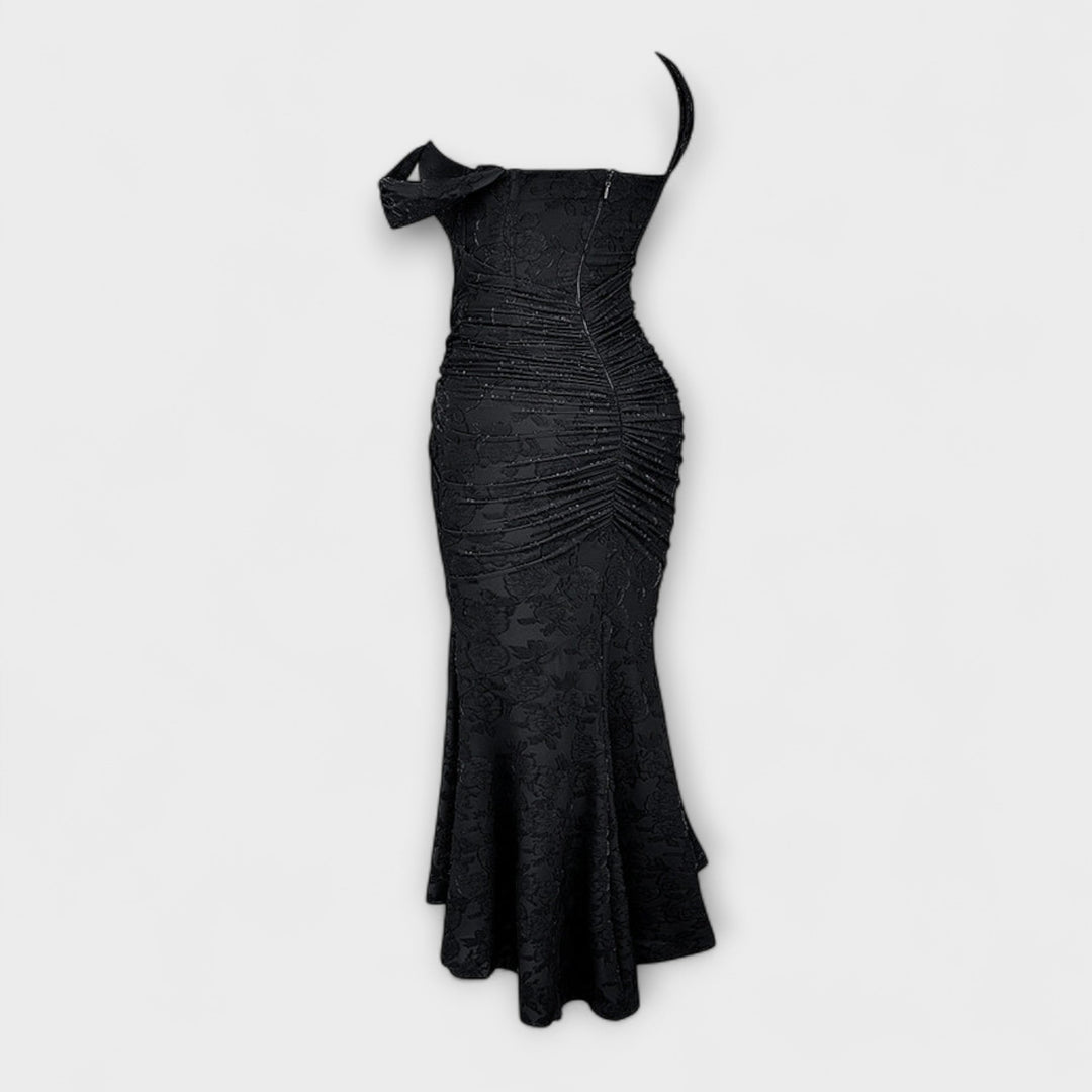 Renske - Vestido Longo com Corpete Elegante e Refinado