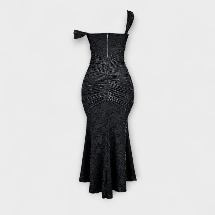 Renske - Vestido Longo com Corpete Elegante e Refinado