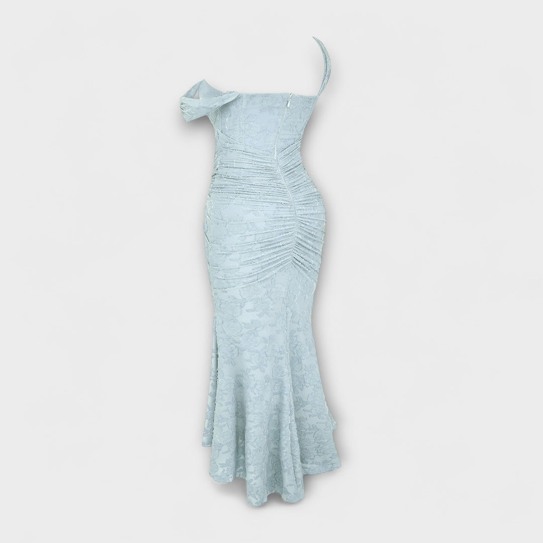 Renske - Vestido Longo com Corpete Elegante e Refinado