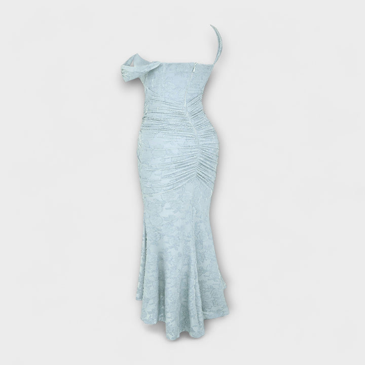 Renske - Vestido Longo com Corpete Elegante e Refinado