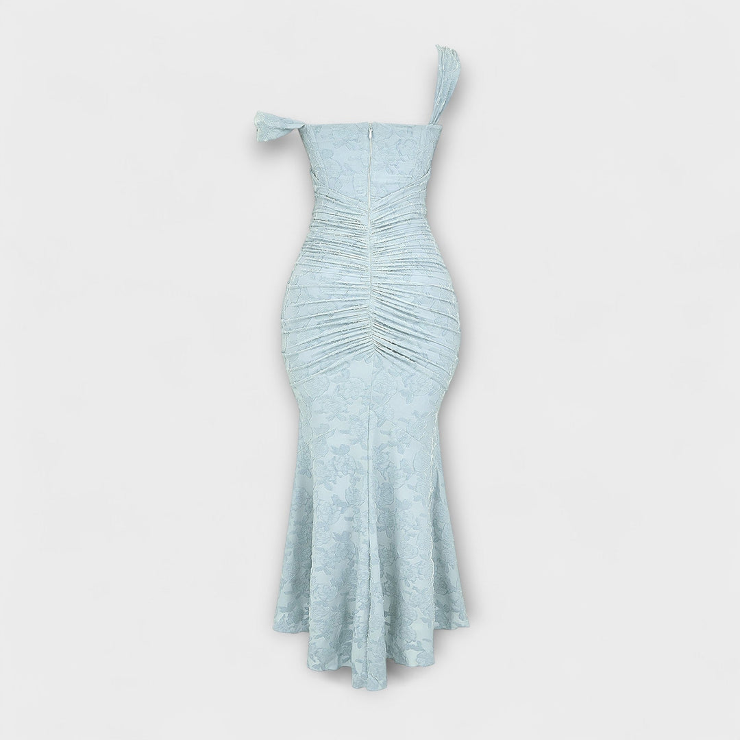 Renske - Vestido Longo com Corpete Elegante e Refinado