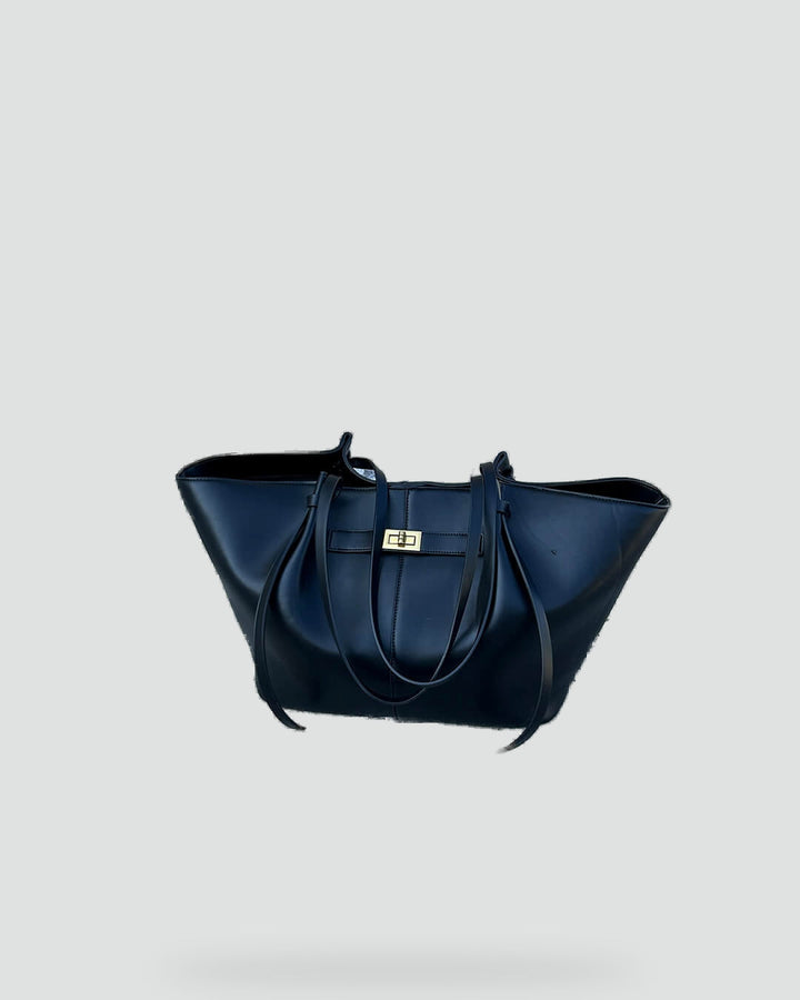 Ines | Bolsa shopper minimalista com linhas elegantes e design espaçoso