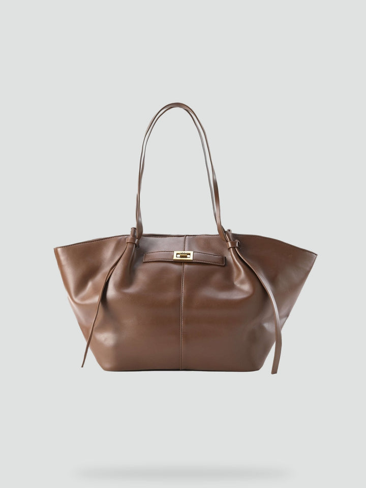 Ines | Bolsa shopper minimalista com linhas elegantes e design espaçoso