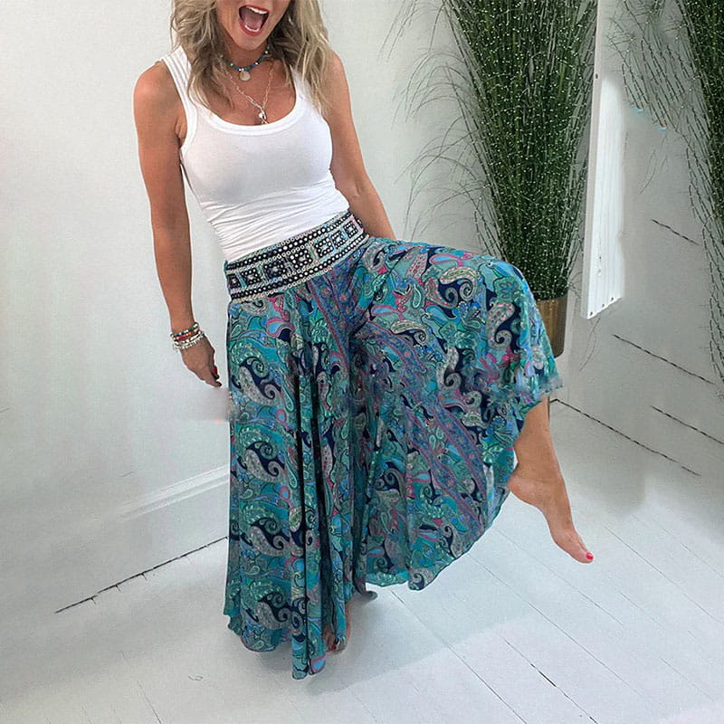 Macy | Pantalon Bohème Élégant