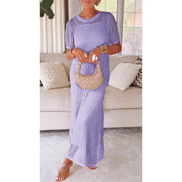 Bethany™ Robe longue découpée + robe intérieure offerte