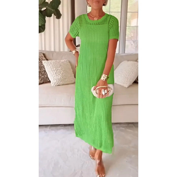 Bethany™ Robe longue découpée + robe intérieure offerte